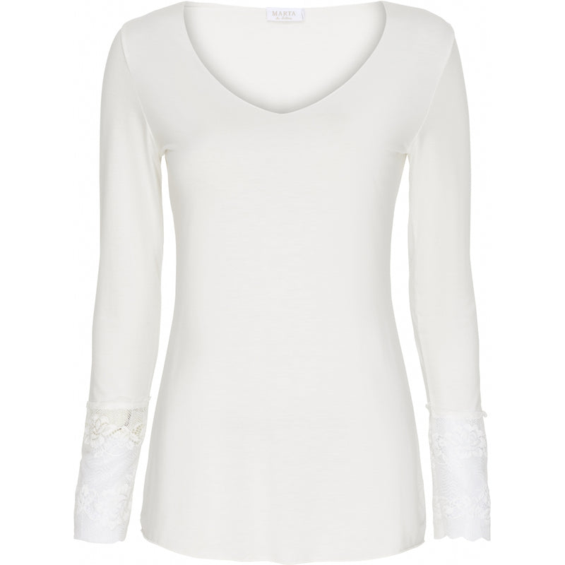 MARTA - L/S T-SHIRT MED BLONDE