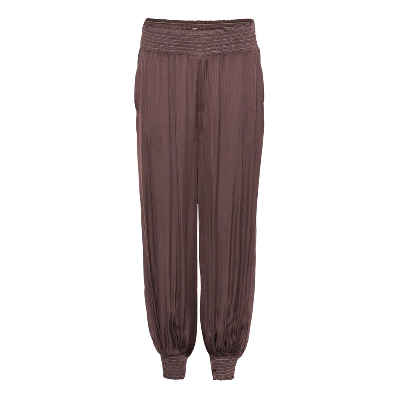 ASTA N - EVELINA SMOCK PANTS COFFEE