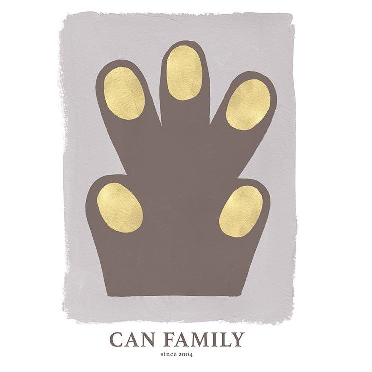 CAN FANILY - HAND BROWN 50x70