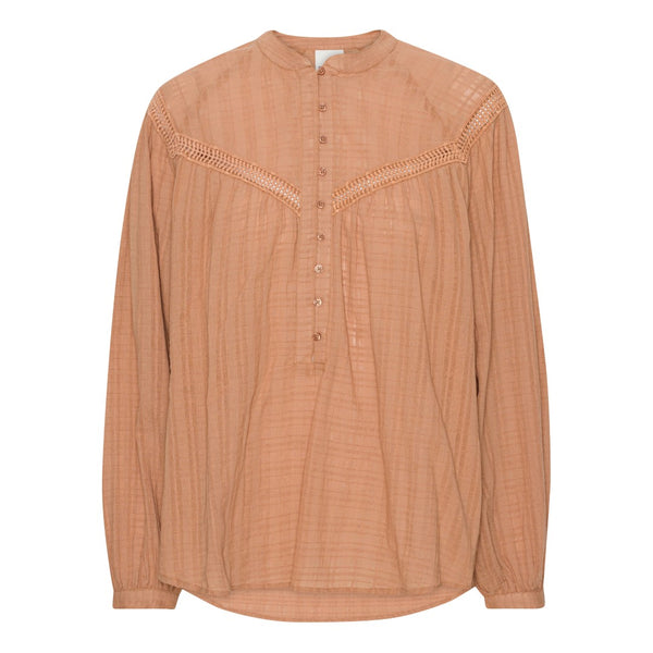 PROJECT AJ117 - TUVA SKJORTE CARAMEL