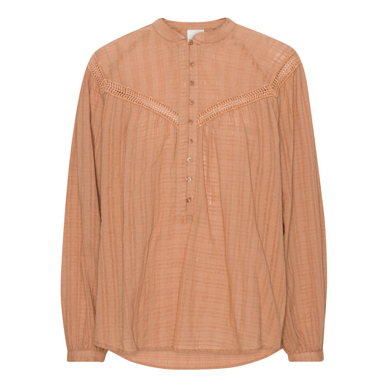 PROJECT AJ117 - TUVA SKJORTE CARAMEL