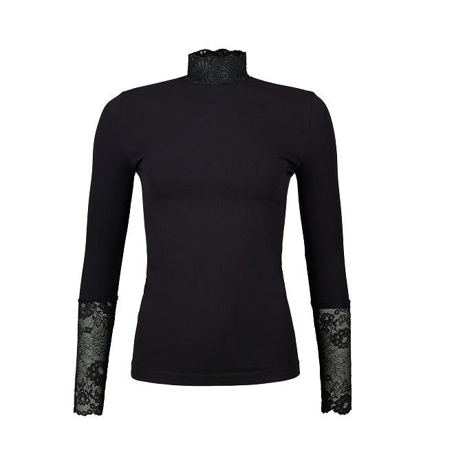 TIM & SIMONSEN - L/S LACE TOP SORT