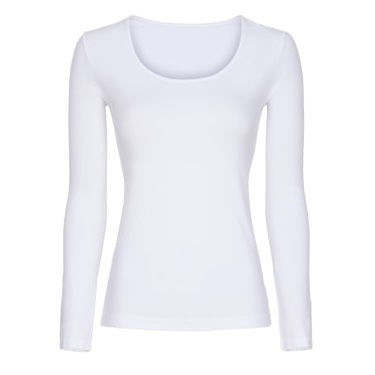 TIM & SIMONSEN - L/S T-SHIRT HVID