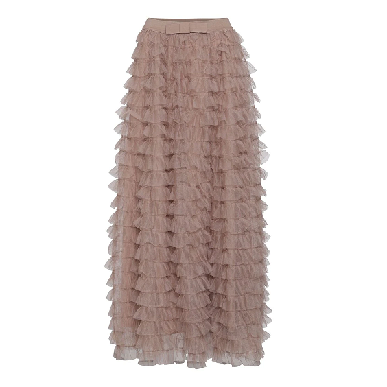 EMM COPENHAGEN - TULLE SKIRT CAMEL